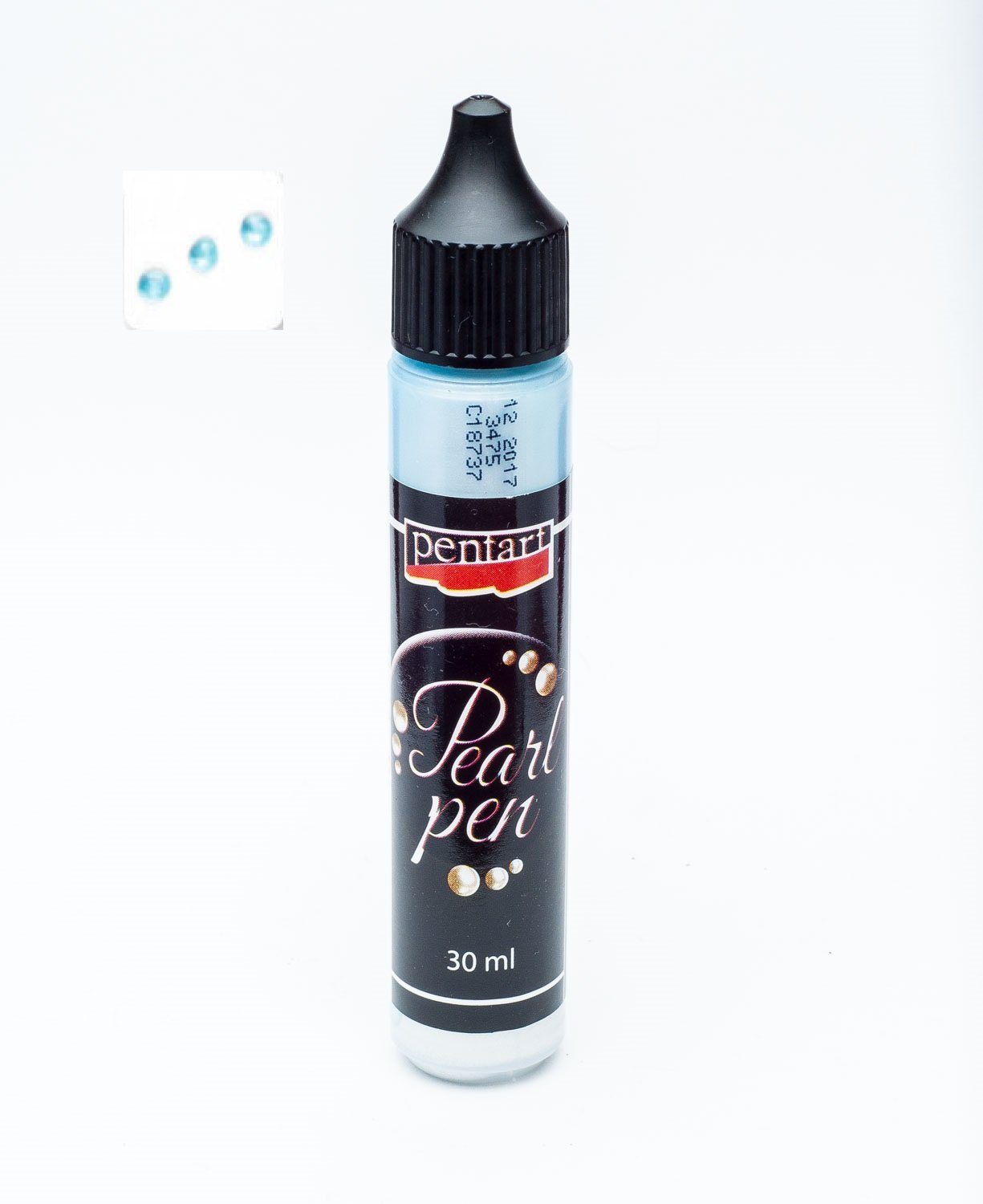 Pentart Perlenstift 30ml - himmelblau - Bastelschachtel
