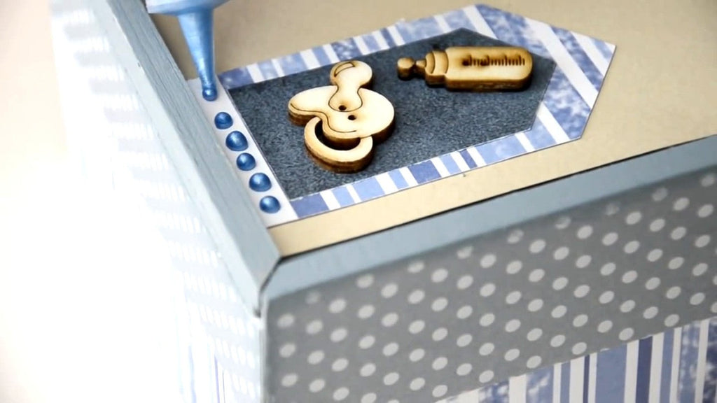 Pentart Perlenstift 30ml - schwarzer diamant - Bastelschachtel