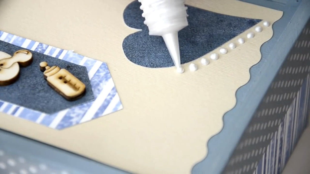 Pentart Perlenstift 30ml - schwarzer diamant - Bastelschachtel