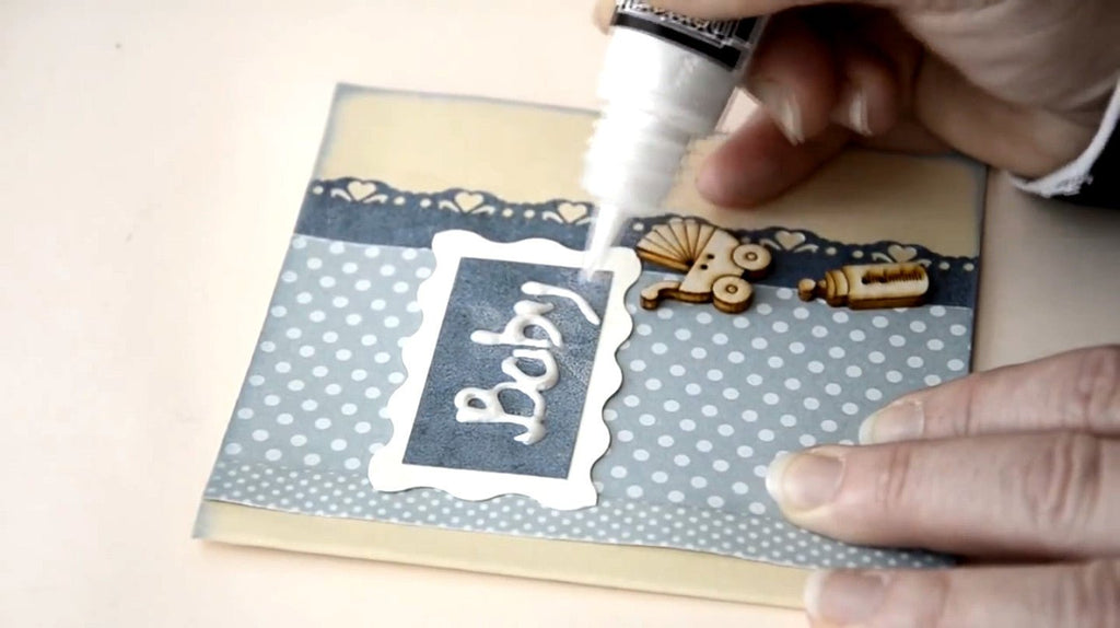 Pentart Perlenstift 30ml - schwarzer diamant - Bastelschachtel