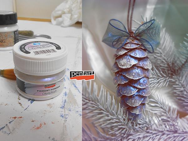 Pentart Pigmentpulver chamäleon 10g - lila - Bastelschachtel