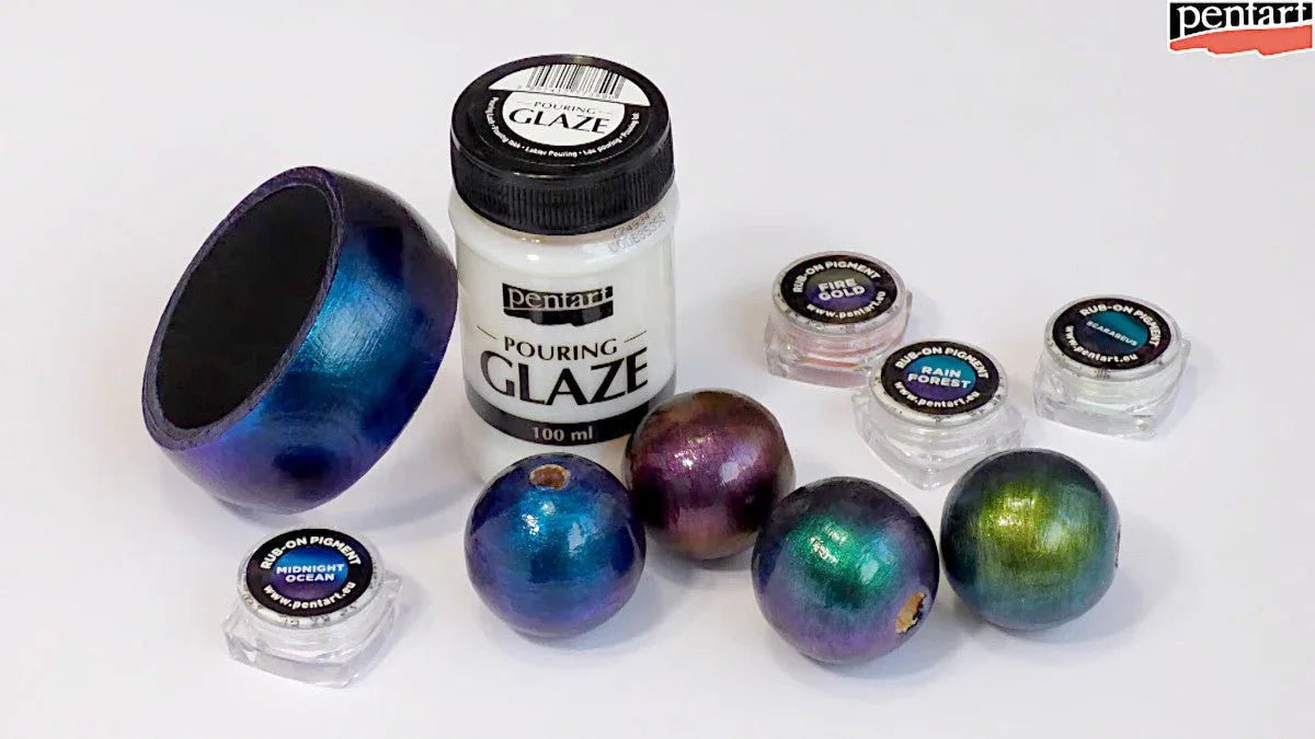 Pentart Rub-on Pigment chamäleon - scarabeus - Bastelschachtel