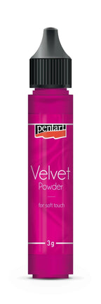 Pentart Samtpulver 3g - pink - Bastelschachtel