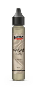 Pentart Samtpulver 40ml- beige - Bastelschachtel