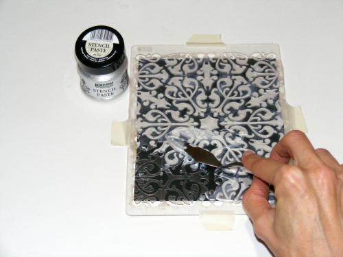 Pentart Schablonierpaste 50ml - malve - Bastelschachtel