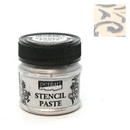 Pentart Schablonierpaste 50ml - silber - Bastelschachtel