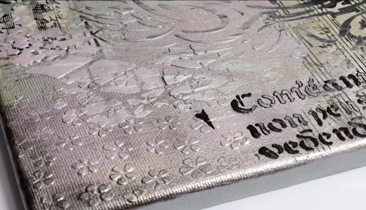 Pentart Schablonierpaste 50ml - zuckerwatte - Bastelschachtel