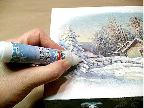 Pentart Schnee Pen 30ml - Bastelschachtel