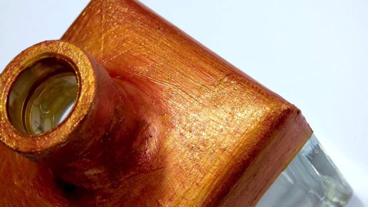 Pentart Sparkling gel 50ml - grün-gold - Bastelschachtel