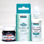 Pentart Spiegelfarbe auf Plastik im Set - Bastelschachtel