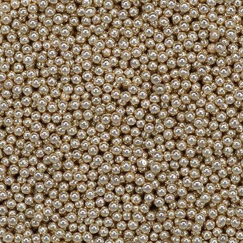 Pentart Streuperlen 40g - champagne - Bastelschachtel