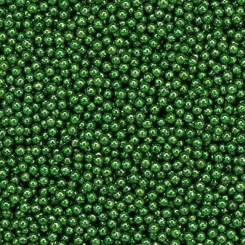 Pentart Streuperlen 40g - grün - Bastelschachtel