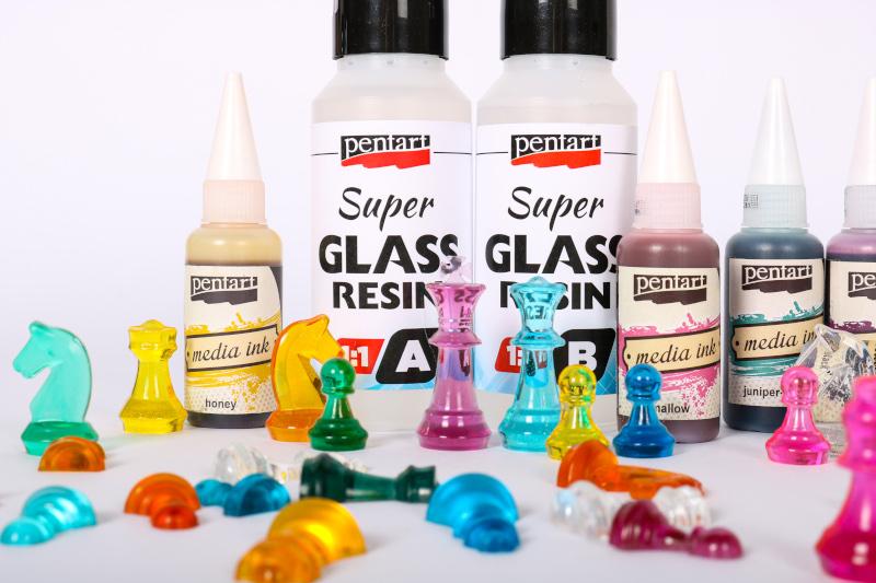 Pentart Super Glasharz 2x250ml - Bastelschachtel