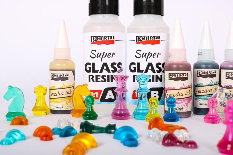 Pentart Super Glasharz 2x250ml - Bastelschachtel