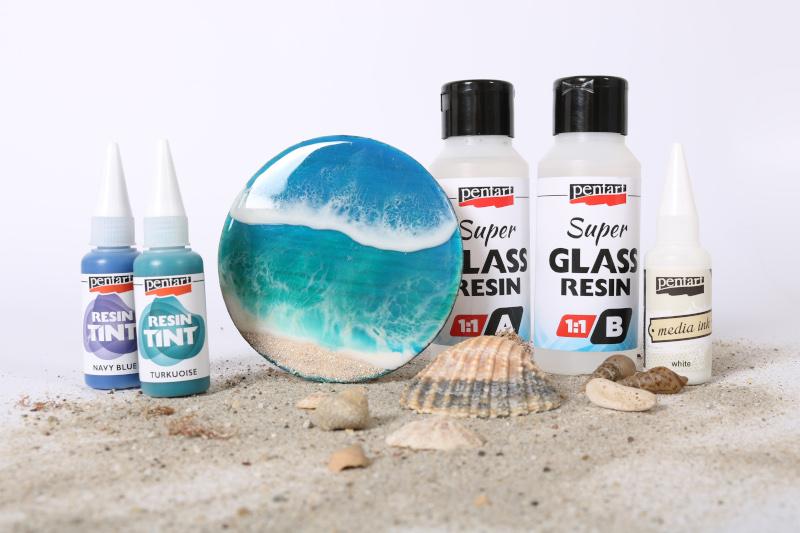 Pentart Super Glasharz 2x250ml - Bastelschachtel