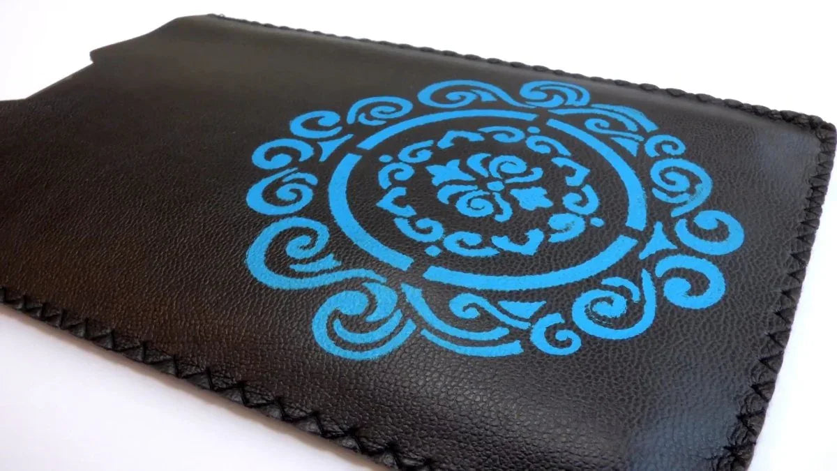 Pentart Textil- und Lederfarbe 50ml - blau - Bastelschachtel