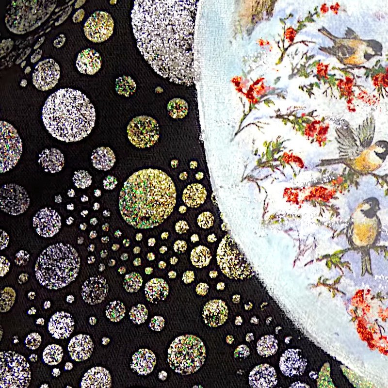 Pentart Textil- und Lederfarbe 50ml - glitter grün - Bastelschachtel