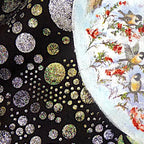 Pentart Textil- und Lederfarbe 50ml - glitter rot - Bastelschachtel