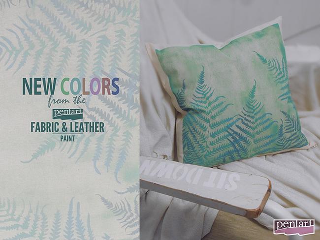 Pentart Textil- und Lederfarbe 50ml - grau - Bastelschachtel