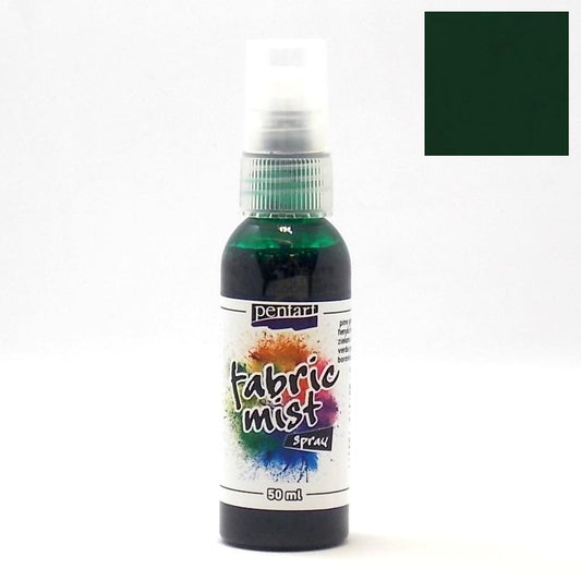 Pentart Textilfarben Spray 50ml - tannengrün - Bastelschachtel - Pentart Textilfarben Spray 50ml - tannengrün