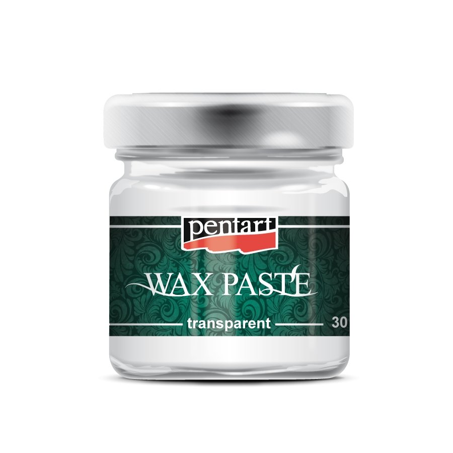Pentart Wachspaste 30ml - transparent - Bastelschachtel