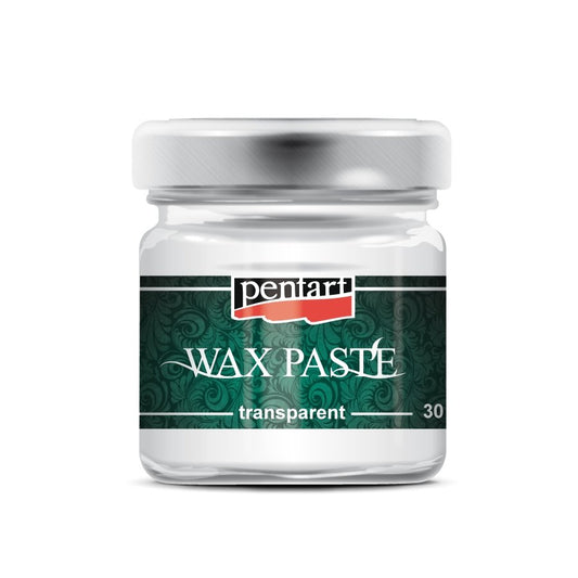 Pentart Wachspaste 30ml - transparent - Bastelschachtel - Pentart Wachspaste 30ml - transparent