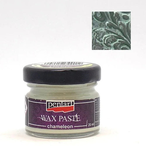 Pentart Wachspaste chamäleon 20ml - grün - Bastelschachtel