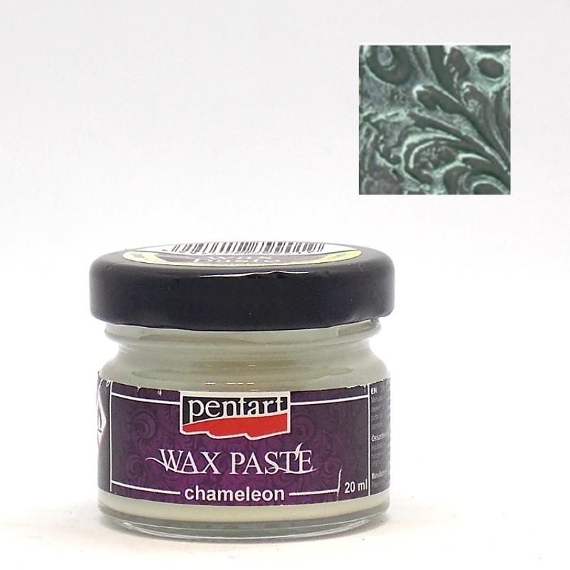 Pentart Wachspaste chamäleon 20ml - grün - Bastelschachtel - Pentart Wachspaste chamäleon 20ml - grün, pentart wax paste