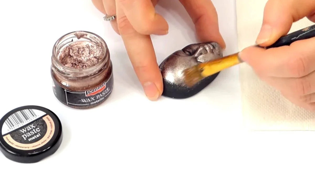 Pentart Wachspaste metallic 20ml - bronze - Bastelschachtel