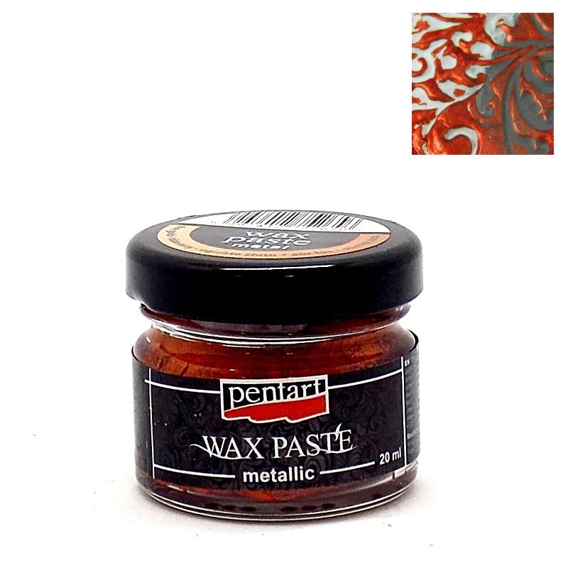 Pentart Wachspaste metallic 20ml - feuergold - Bastelschachtel - Pentart Wachspaste metallic 20ml - feuergold, pentart wax paste