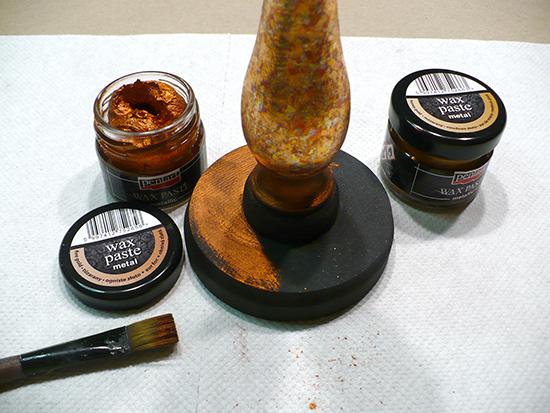 Pentart Wachspaste metallic 20ml - gold - Bastelschachtel - Pentart Wachspaste metallic 20ml - gold pentart wax paste