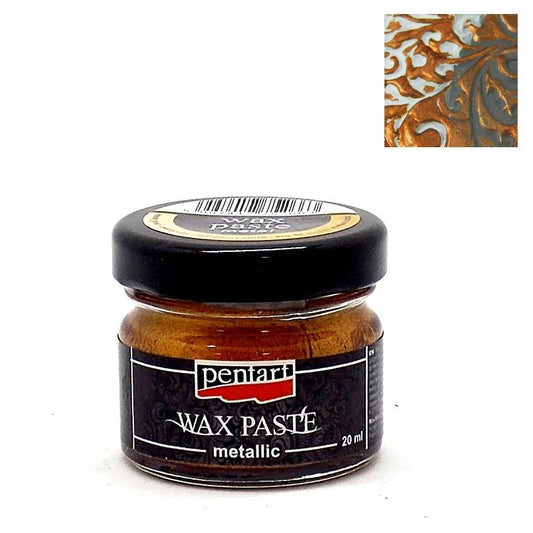 Pentart Wachspaste metallic 20ml - honiggold - Bastelschachtel - Pentart Wachspaste metallic 20ml - honiggold pentart wax paste