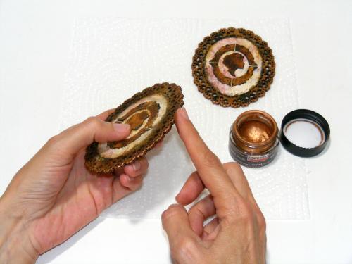 Pentart Wachspaste metallic 20ml - kupfer - Bastelschachtel