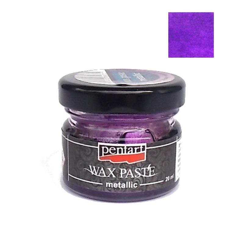 Pentart Wachspaste metallic 20ml - lila - Bastelschachtel - Pentart Wachspaste metallic 20ml - lila pentart wax paste