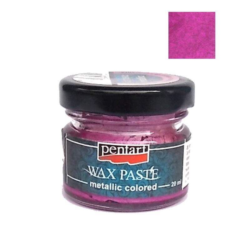 Pentart Wachspaste metallic 20ml - magenta - Bastelschachtel - Pentart Wachspaste metallic 20ml - magenta pentart wax paste