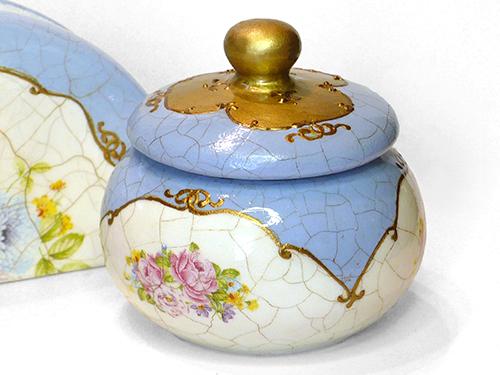 Pentart Zwei Phasen-Feinriss-Krakelierlack Set, 2x100ml - Bastelschachtel