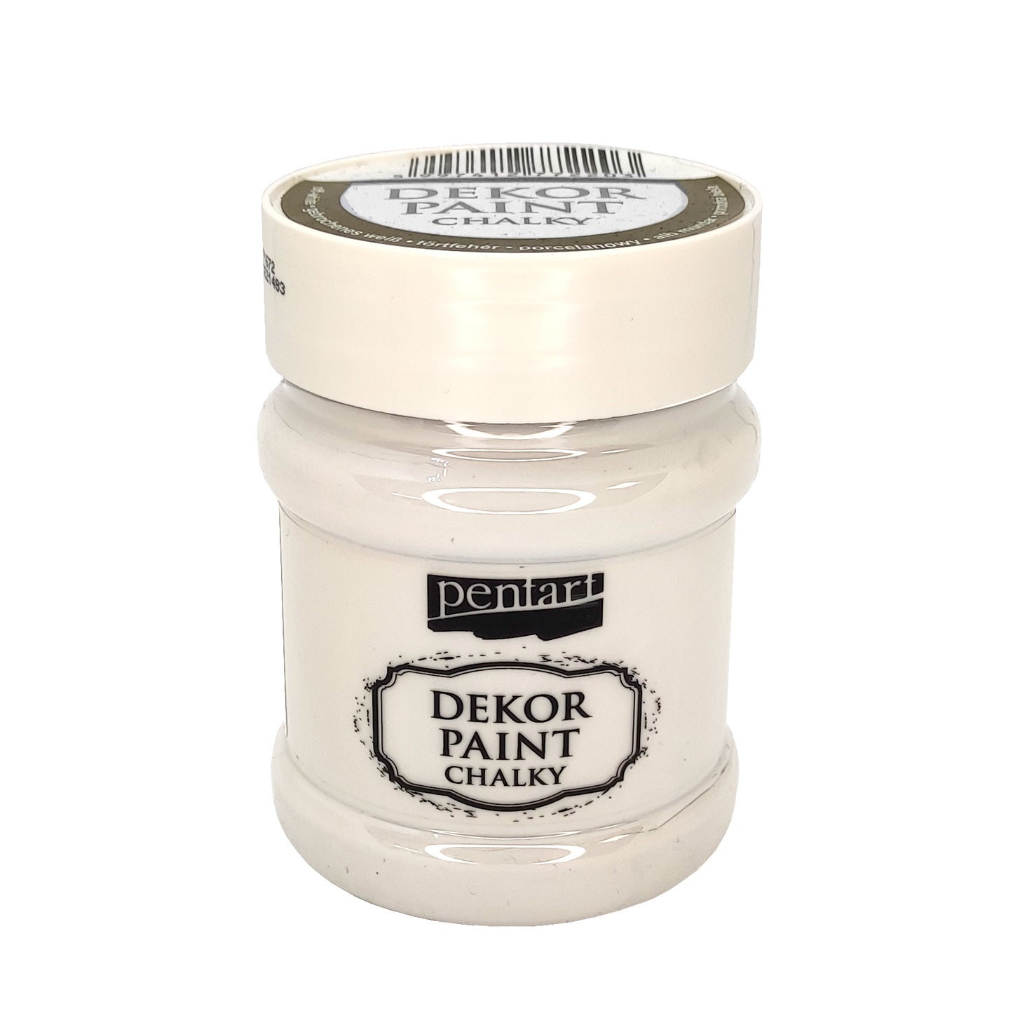 Pentart Dekor Paint Chalky matt 230ml - gebrochenes weiß - Bastelschachtel - Pentart Dekor Paint Chalky matt 230ml - gebrochenes weiß