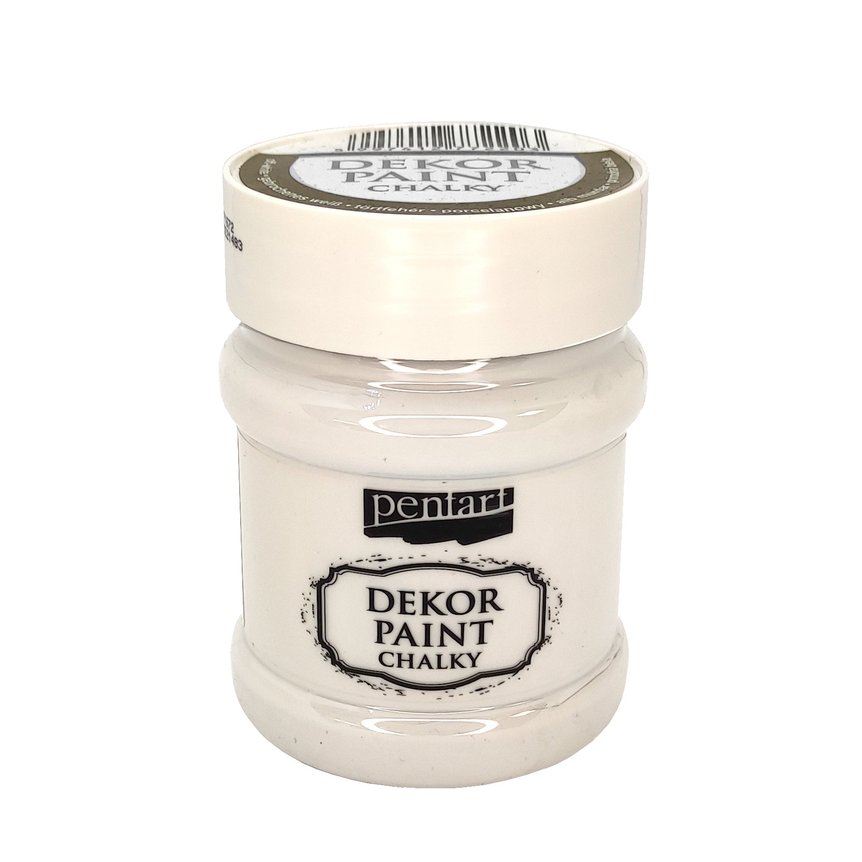 Pentart Dekor Paint Chalky matt 230ml - gebrochenes weiß - Bastelschachtel - Pentart Dekor Paint Chalky matt 230ml - gebrochenes weiß