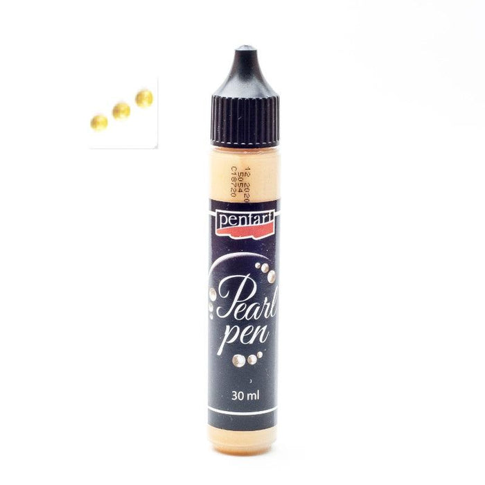 Pentart Perlenstift 30ml - gold