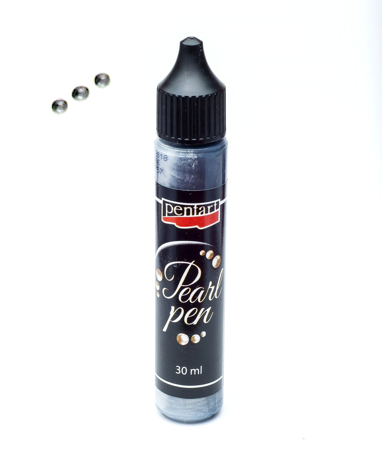 Pentart Perlenstift 30ml - schwarzer diamant
