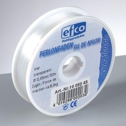 Perlonfaden klar 0,25mm/25m - Bastelschachtel