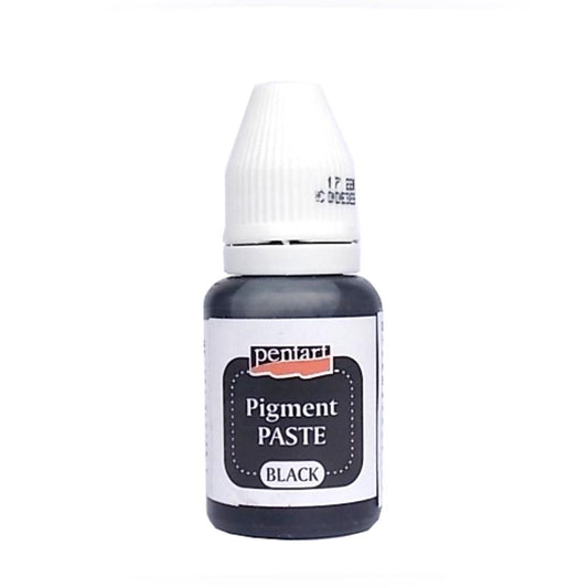 Pigment Paste 20ml - schwarz - Bastelschachtel - Pigment Paste 20ml - schwarz