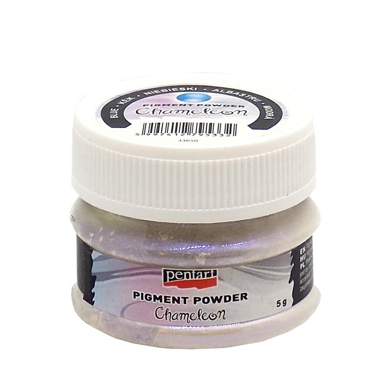 Pentart Pigmentpulver chamäleon 5g - blau - Bastelschachtel - Pentart Pigmentpulver chamäleon 5g - blau