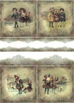 Reispapier A3 - A peaceful christmas 2. - Bastelschachtel - Reispapier A3 - A peaceful christmas 2.