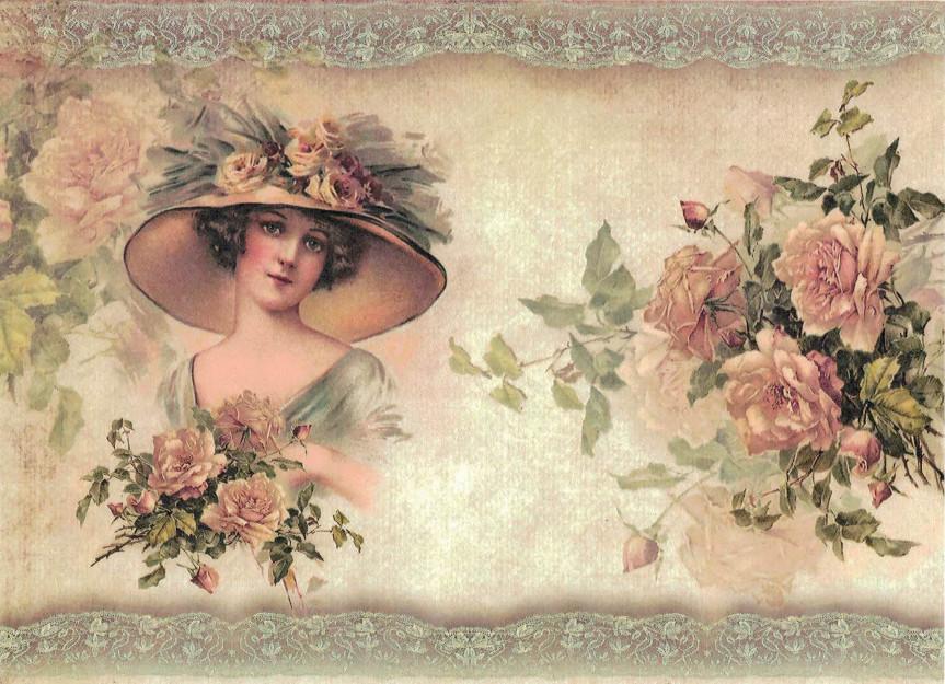 Reispapier A3 - Norah - Bastelschachtel