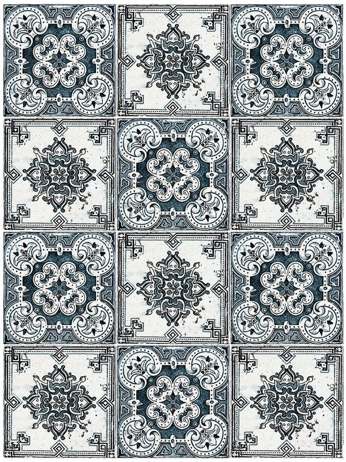 Reispapier A3 - Tiles pattern