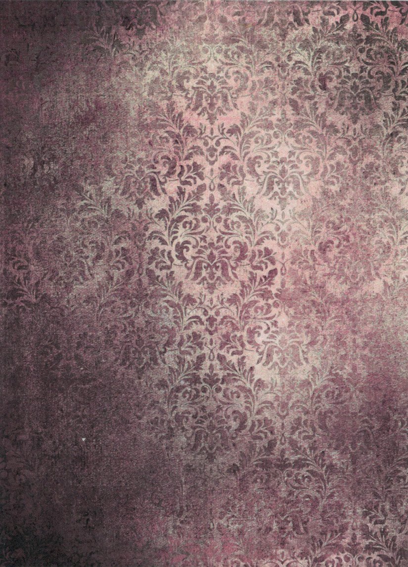 Reispapier A4 - Antique draperie, bordeaux - Bastelschachtel