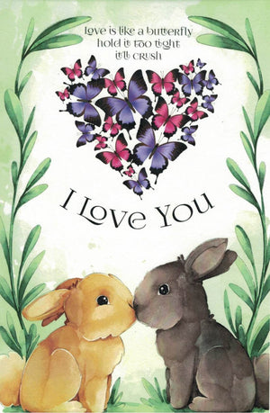 Reispapier A4 - Bunny love - Bastelschachtel - Reispapier A4 - Bunny love