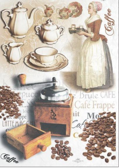 Reispapier A4 - Caffee - Bastelschachtel