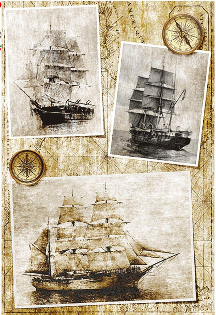 Reispapier A4 - Sailor`s memory
